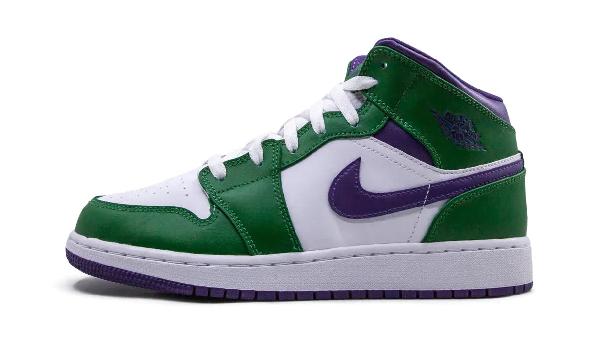 Air Jordan 1 Mid GS "Hulk" 554725 300