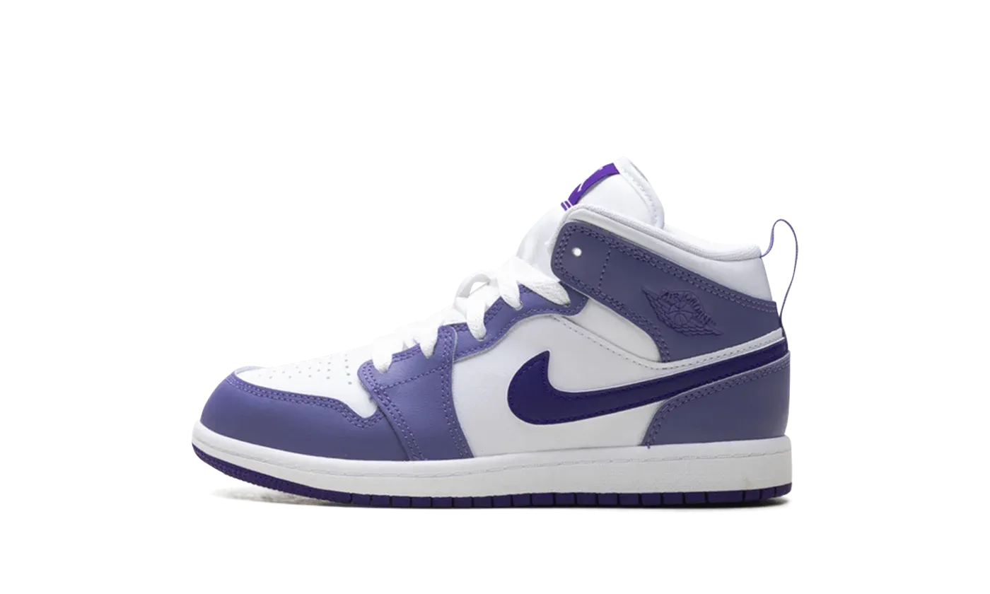 Jordan 1 Mid PS "Dusty Amethyst White Court Purple" DQ8424 500