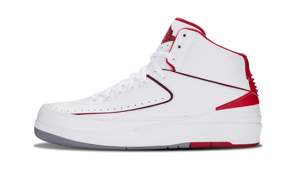 Air Jordan 2 Retro "White/Varsity Red" 385475 102
