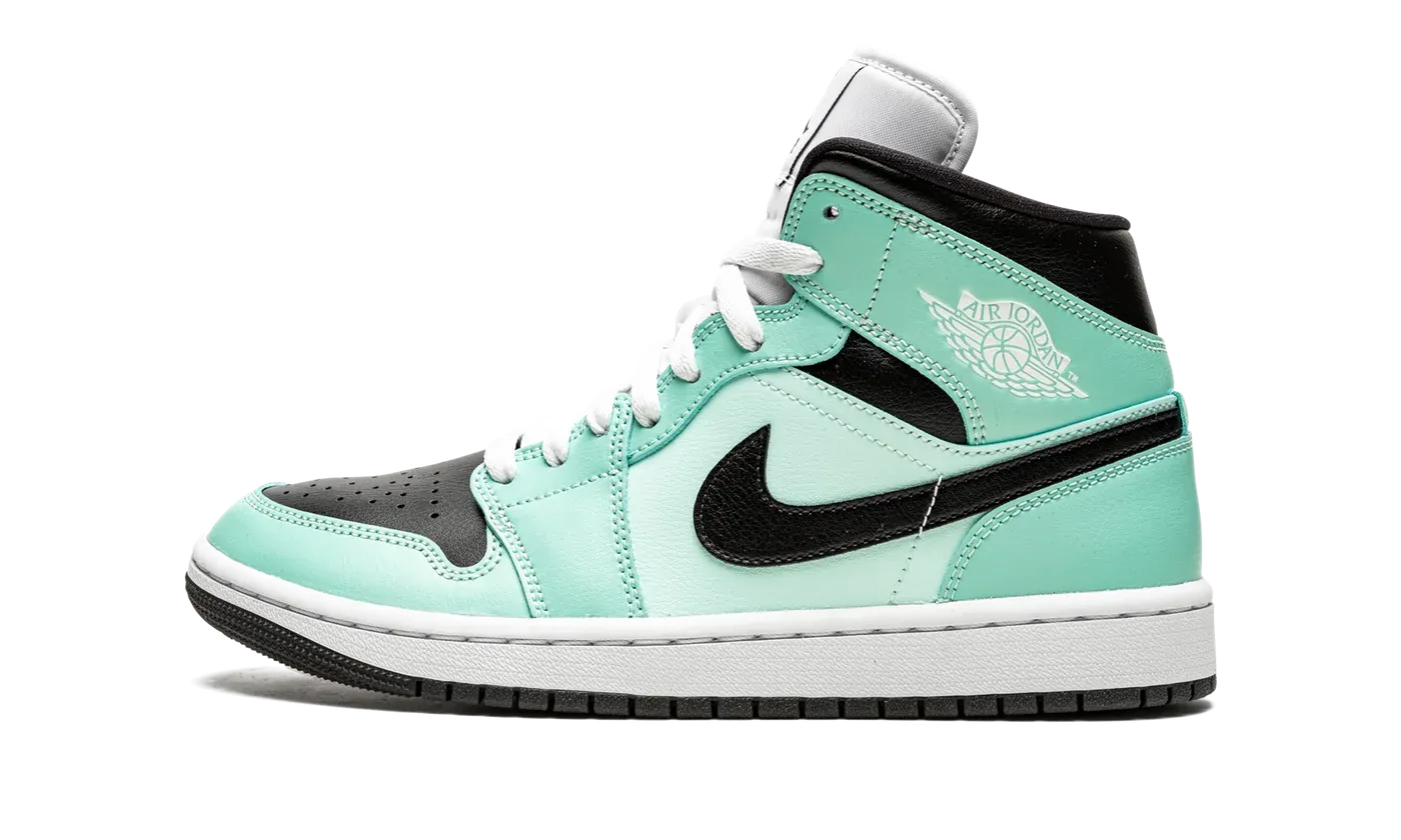 AIR JORDAN 1 MID WMNS "Aqua Black" BQ6472 300