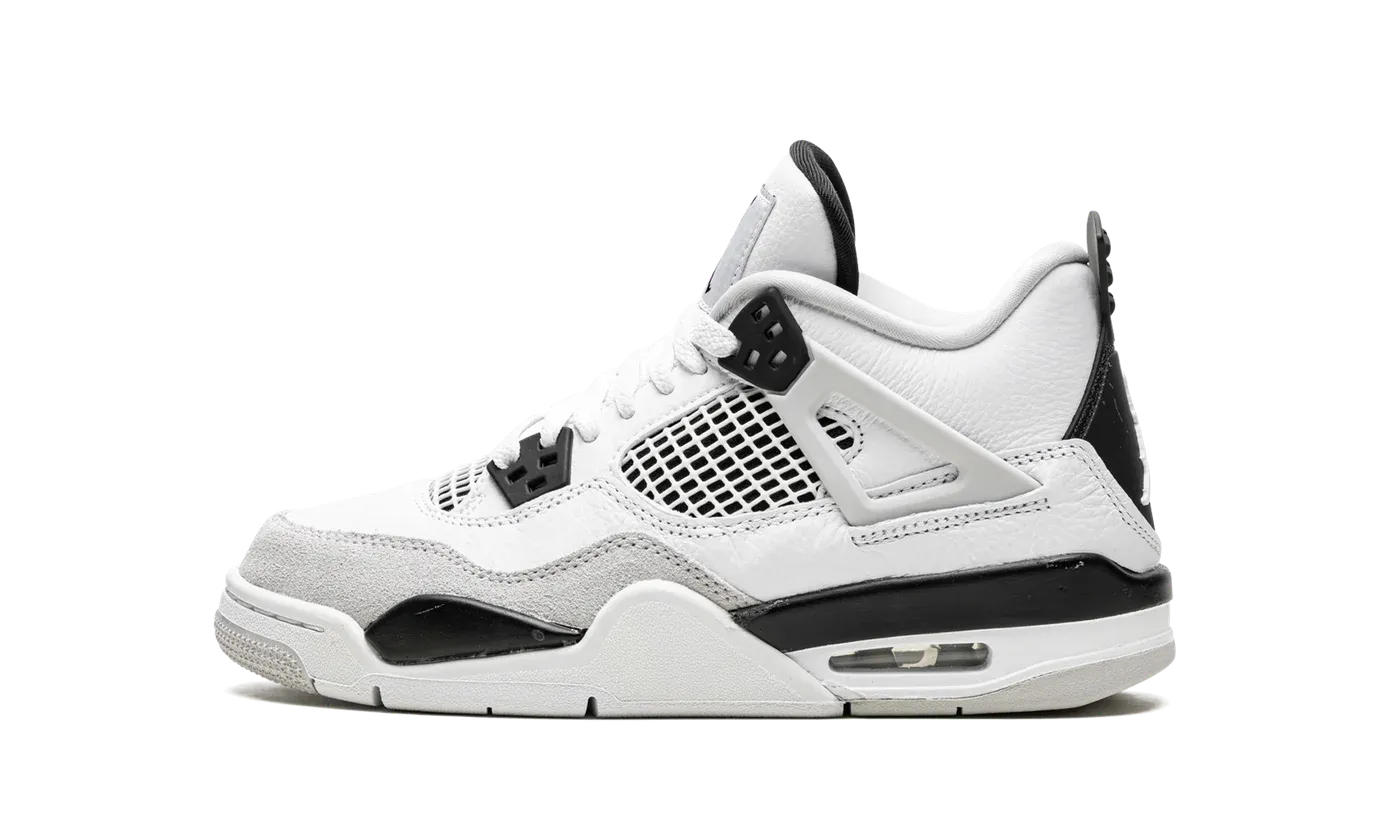 Air Jordan 4 Retro GS "Military Black" 408452 111