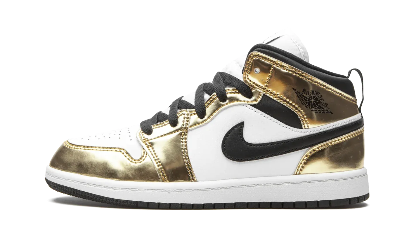AIR JORDAN 1 MID SE PS "Metallic Gold" DC1422 700