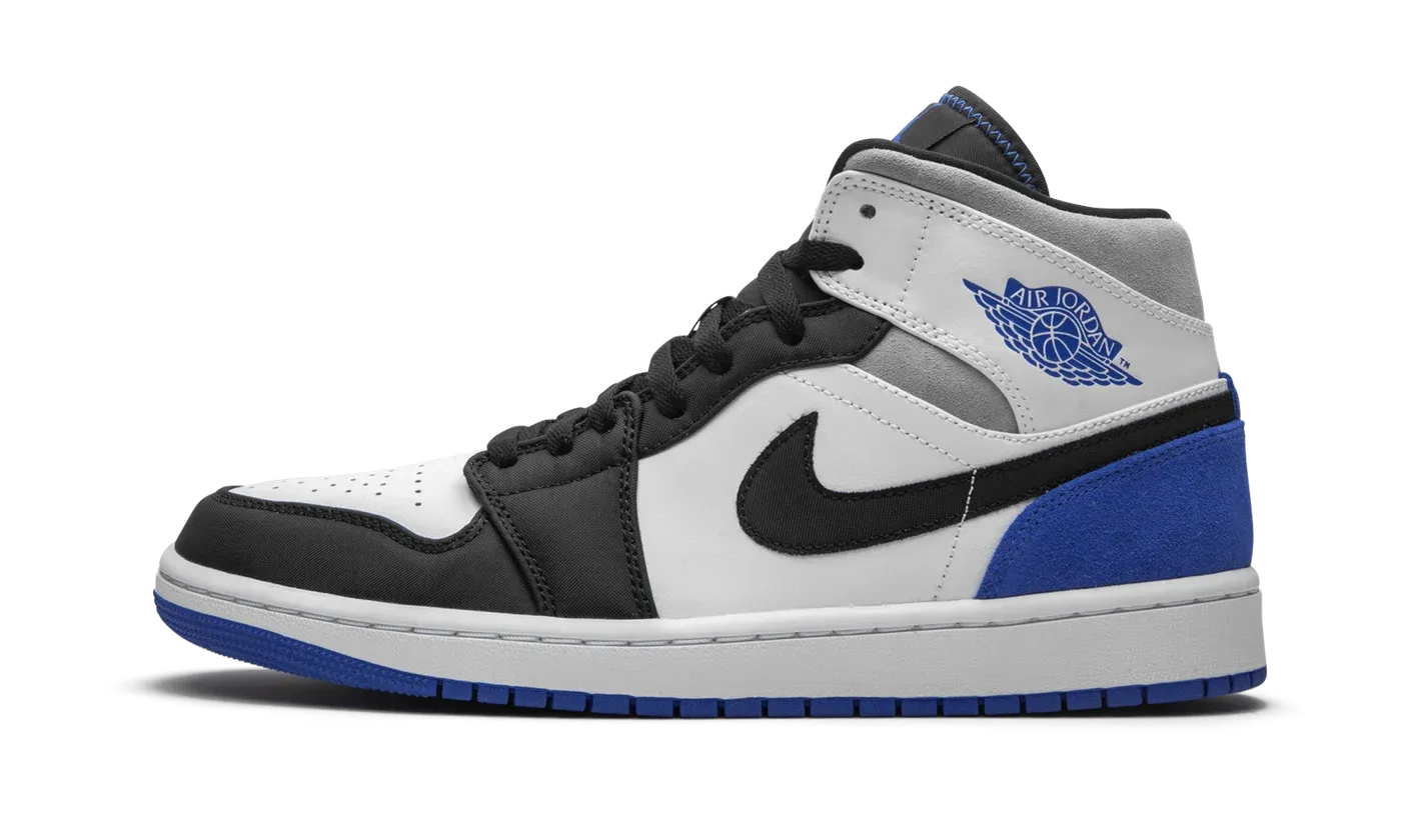 Air Jordan 1 Mid SE "Game Royal Black Toe" 852542 102