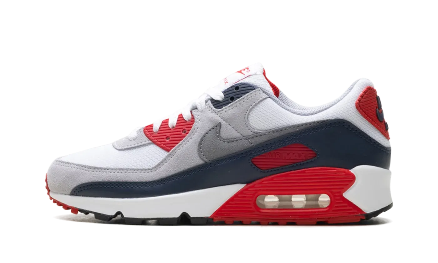 AIR MAX 90 "White/Cool Grey-university Red" DM0029 117