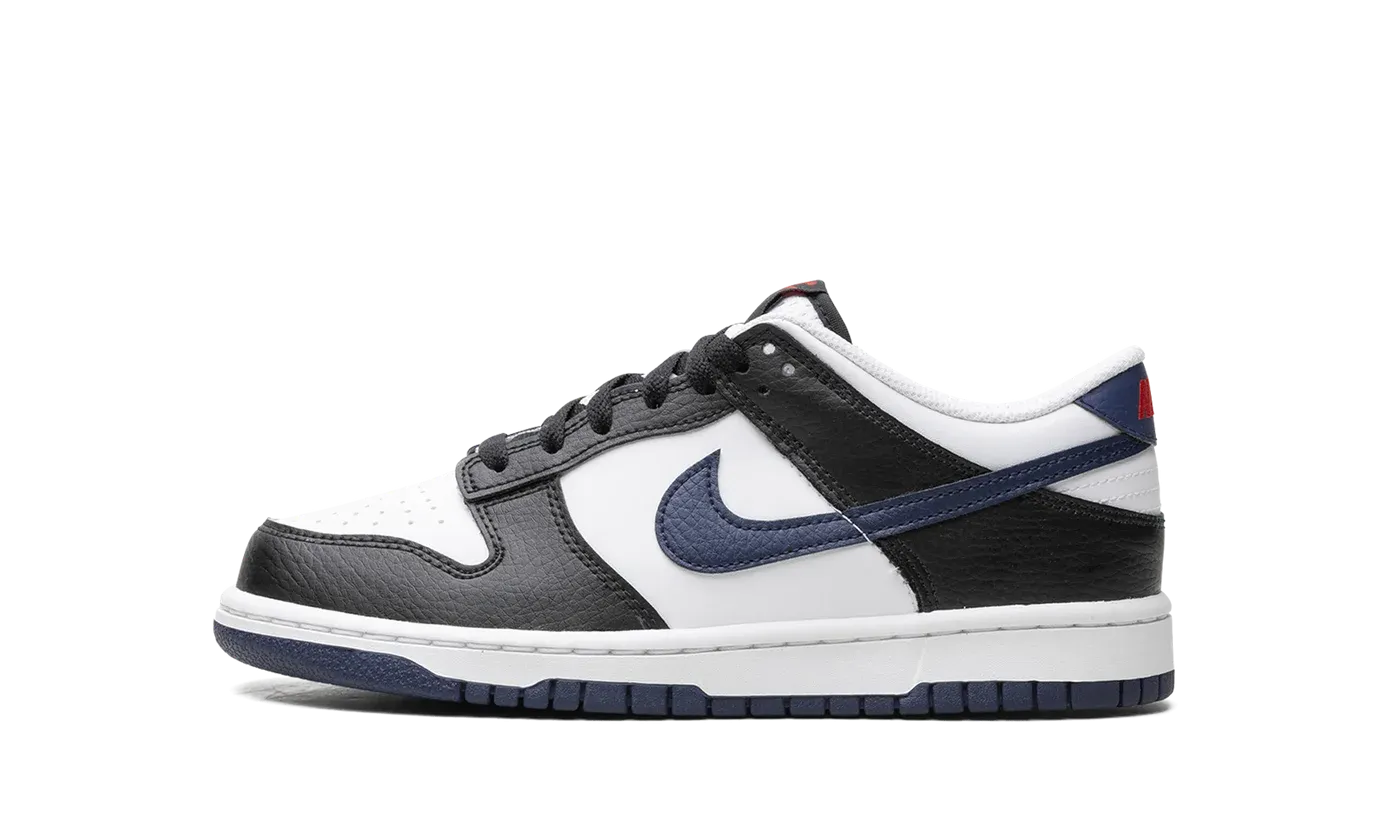 Dunk Low "Black / White / University Red / Midnight Navy" HJ9202 001