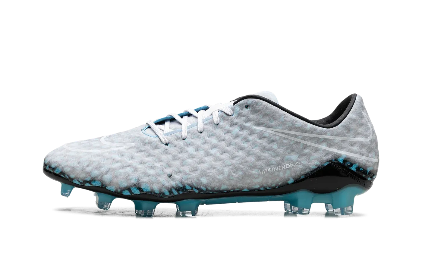 Hypervenom Phantom 1 FG Cleat "White Photo Blue" HV0153 001