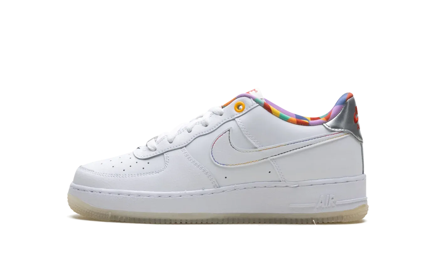 Air Force 1 Low LV8 GS "White Playful Print" FN8912 111
