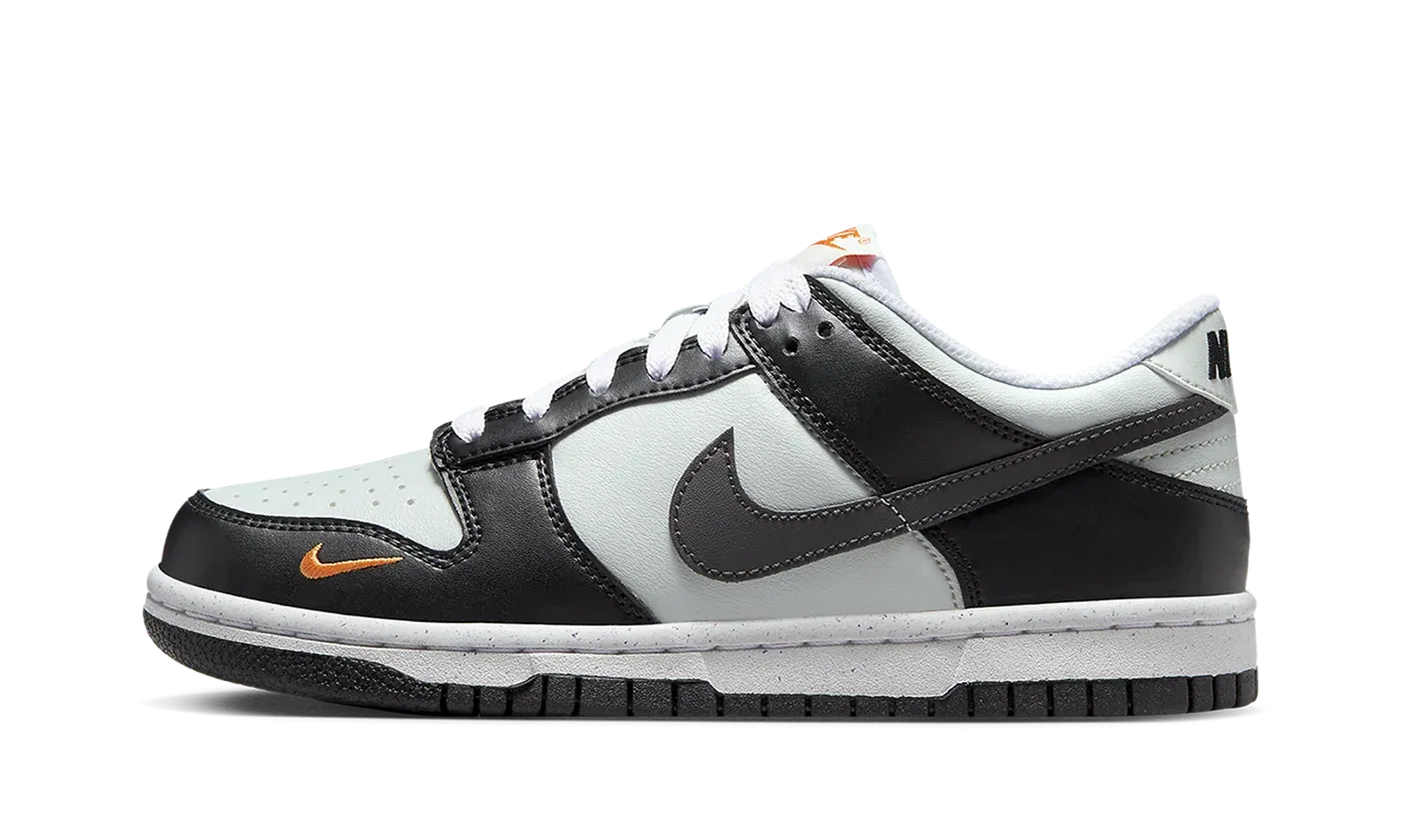 Dunk Low Next Nature GS "Black Bright Mandarin" FN7784 001
