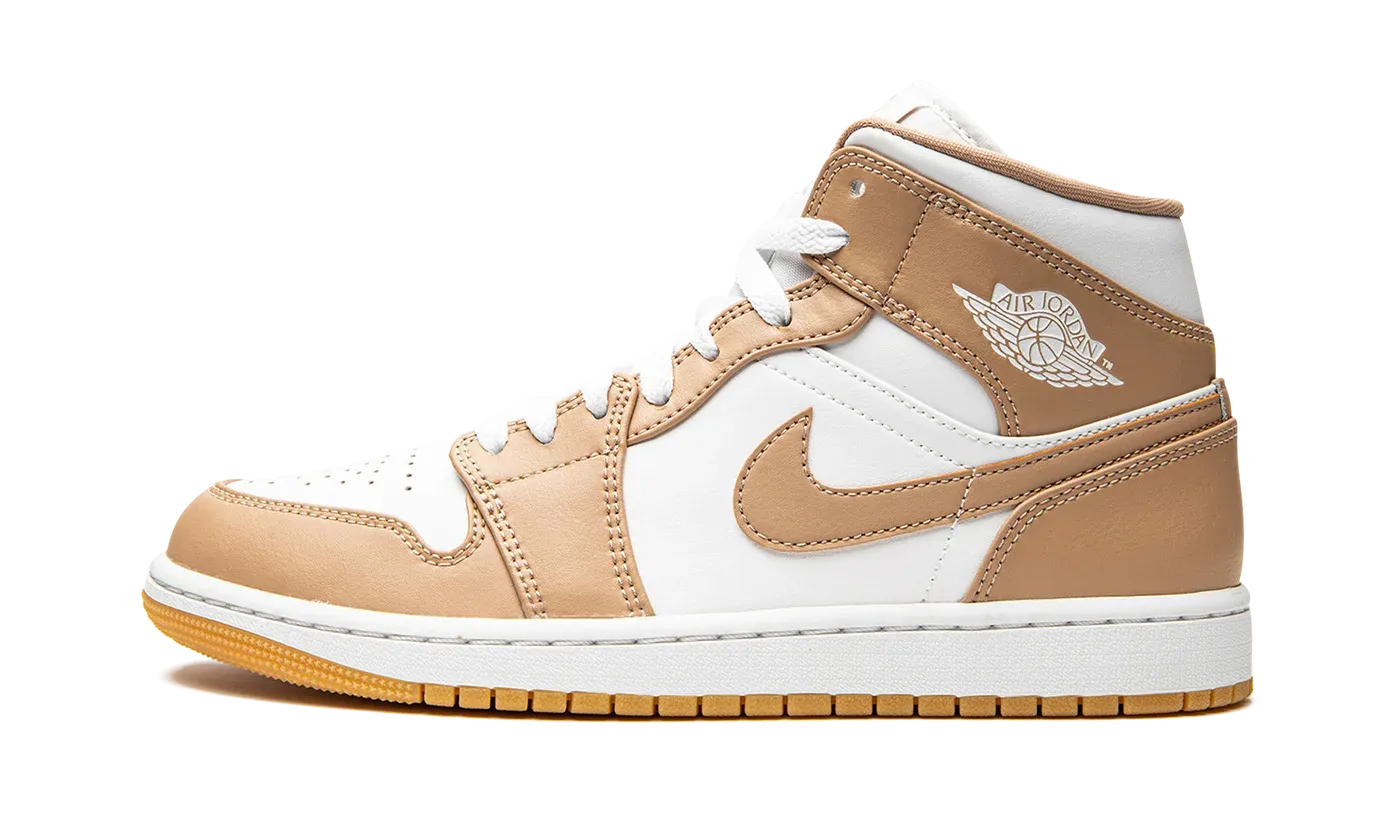 Air Jordan 1 Mid "Tan / Gum" 554724 271