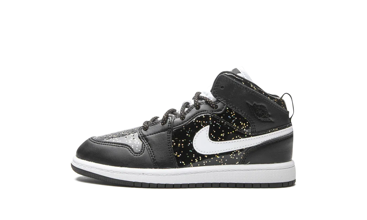 Jordan 1 Mid SE PS "Black Glitter"