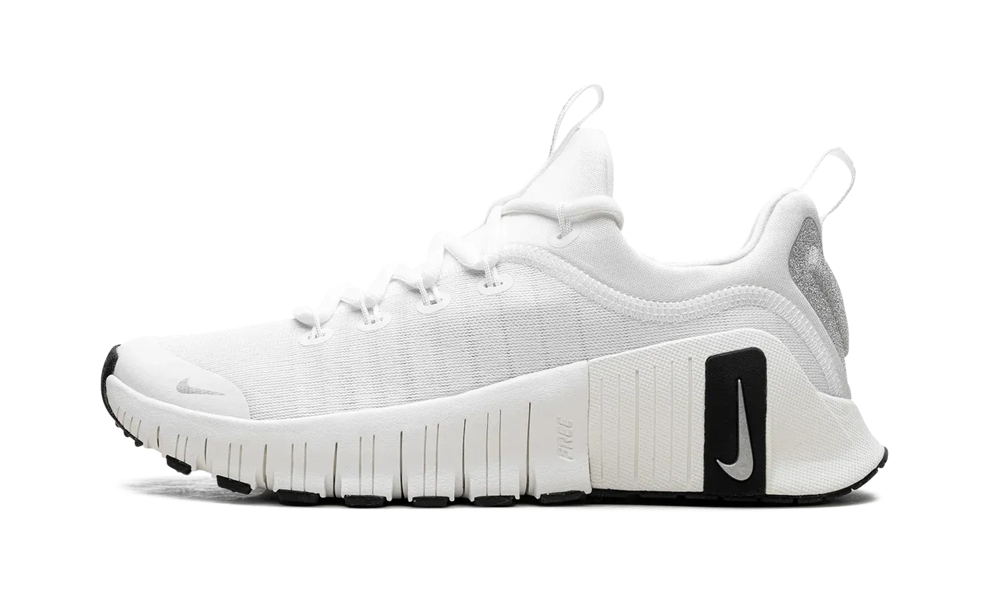 Free Metcon 6 Premium WMNS "Summit White Sail Black Metallic Silver" FZ1695 101