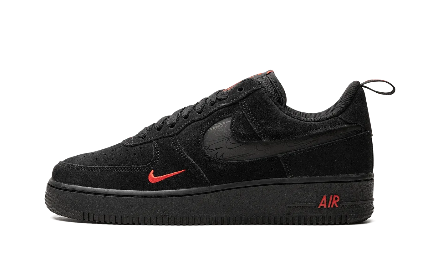 Air Force 1 Low "Multi Swoosh Black Crimson" DZ4514 001