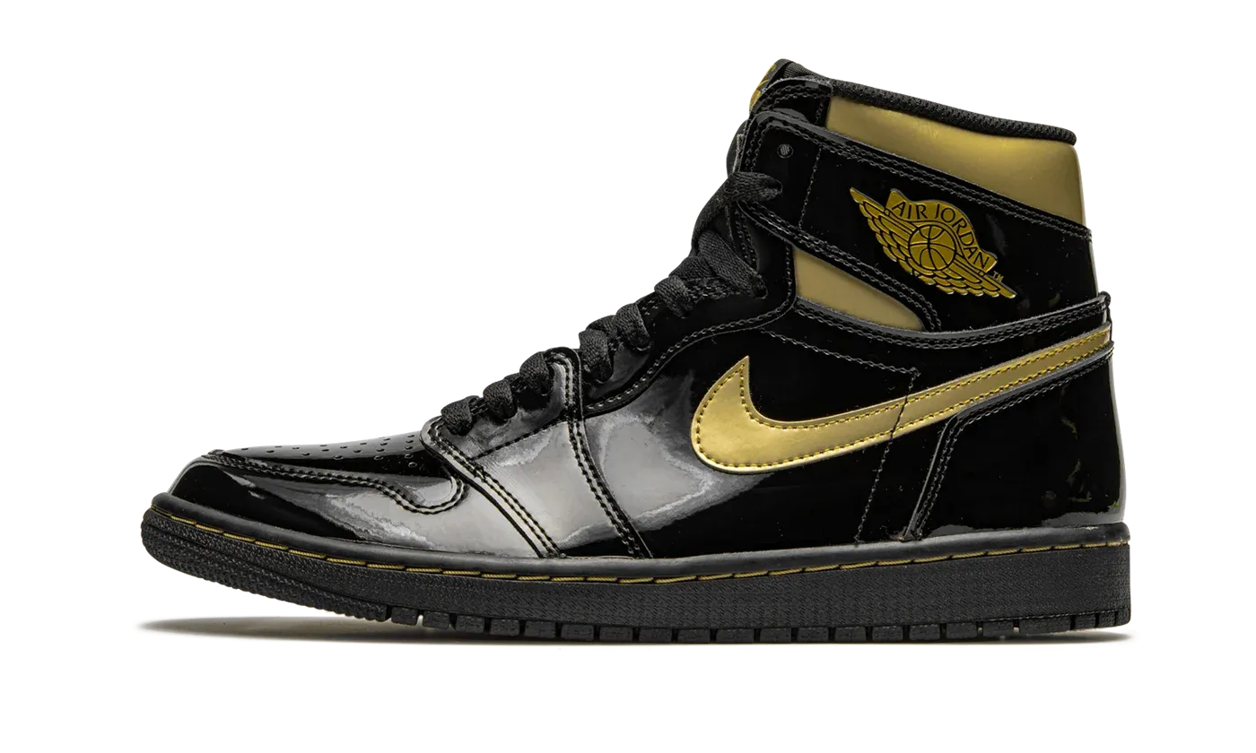 Air Jordan 1 Retro High OG "Black Metallic Gold" 555088 032
