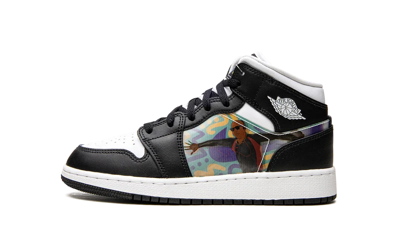 Air Jordan 1 Mid GS "Hologram" DR9495 001