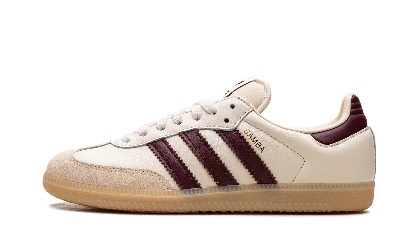 Samba OG "Cream White / Burgundy" JS3830