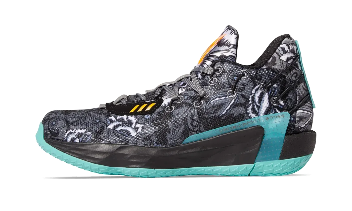 Dame 7 GCA "CORE BLACK/GREY FOUR/ACID MINT" FX7446