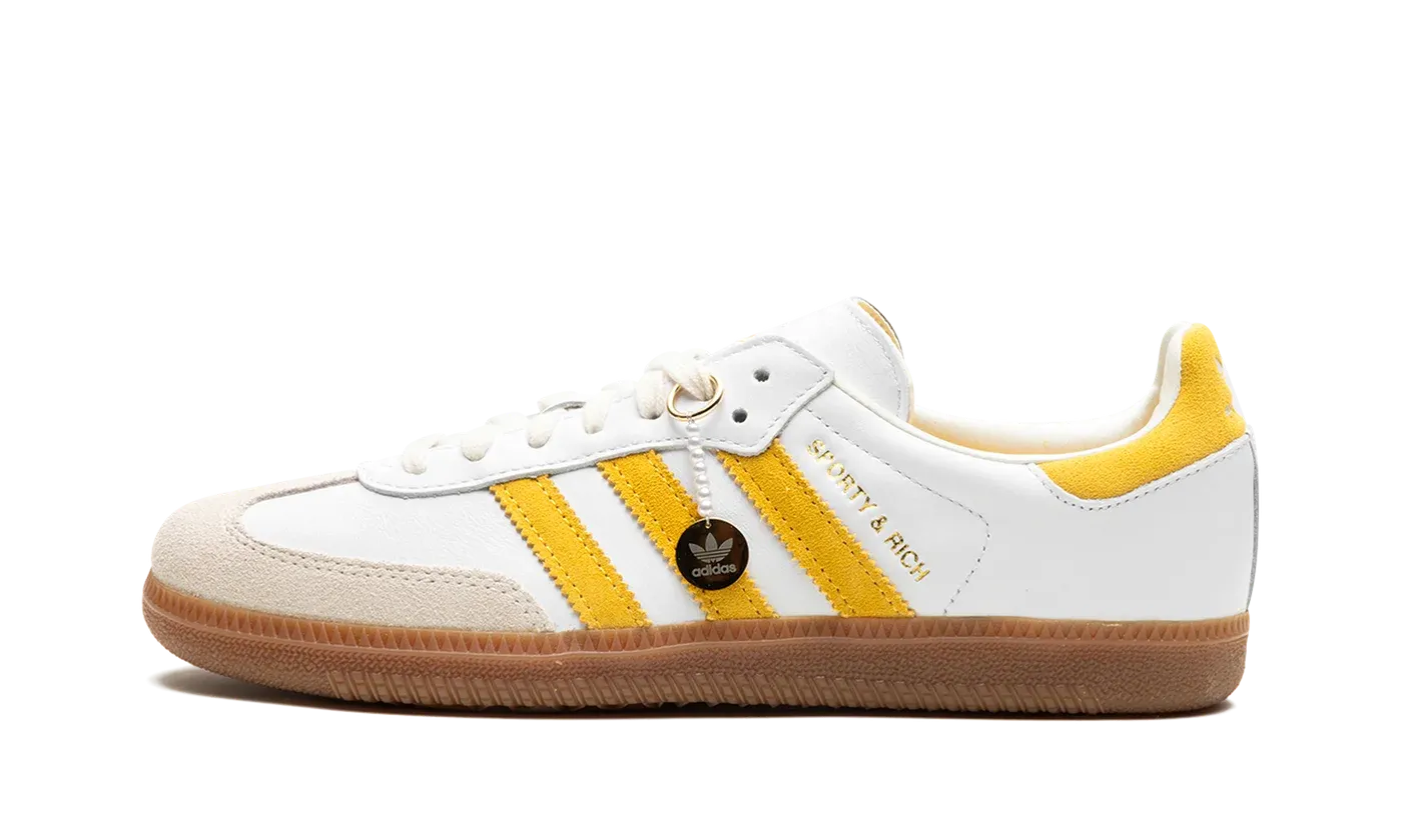 Samba OG "SPORTY & RICH - White Bold Gold" IF5661