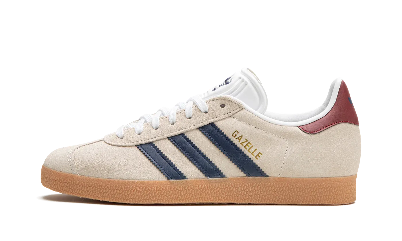 Gazelle "Off White / Dark Blue / Gum"