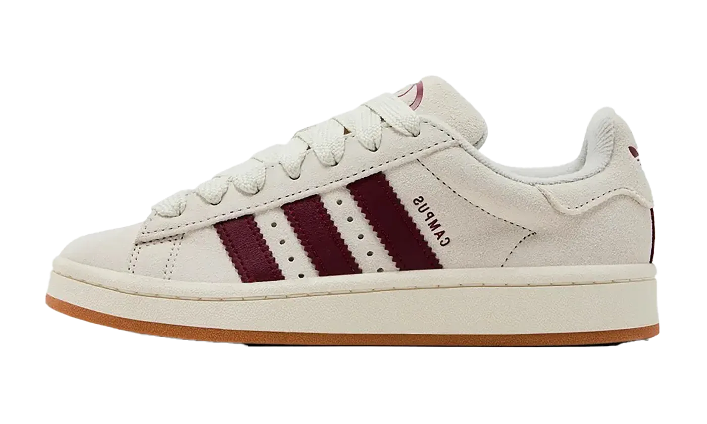 Campus 00s WMNS "Orbit Grey Collegiate Burgundy" JH8698
