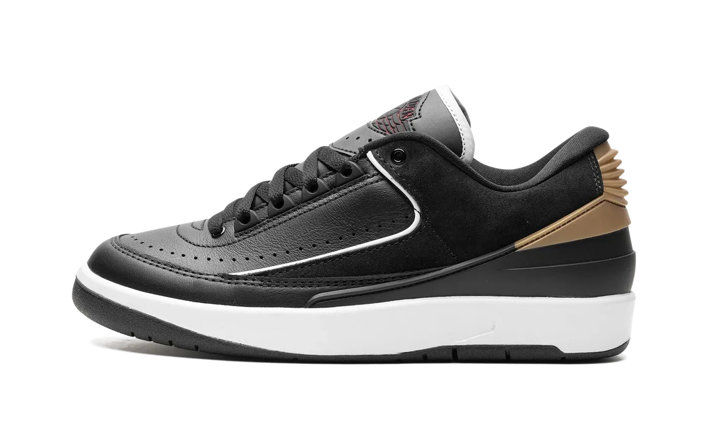 Jordan 2 Retro Low WMNS "Black Metallic Gold" DX4401 001