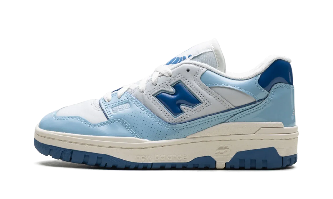 550 "Patent - White / Powder Blue" BB550YKE