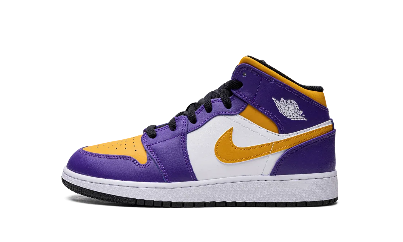 Air Jordan 1 Mid GS "Lakers" DQ8423 517