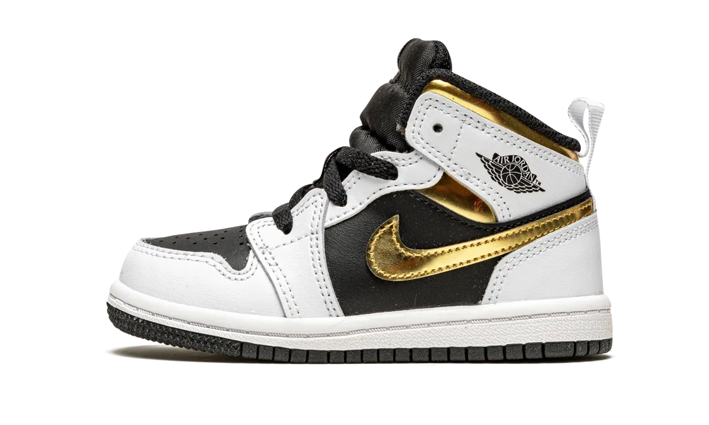 Jordan 1 Mid TD "White / Gold"